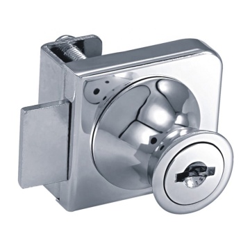 Chrome Plated Furniture Cabinet Glass Lock Extending Bar Lock Showcase Lock