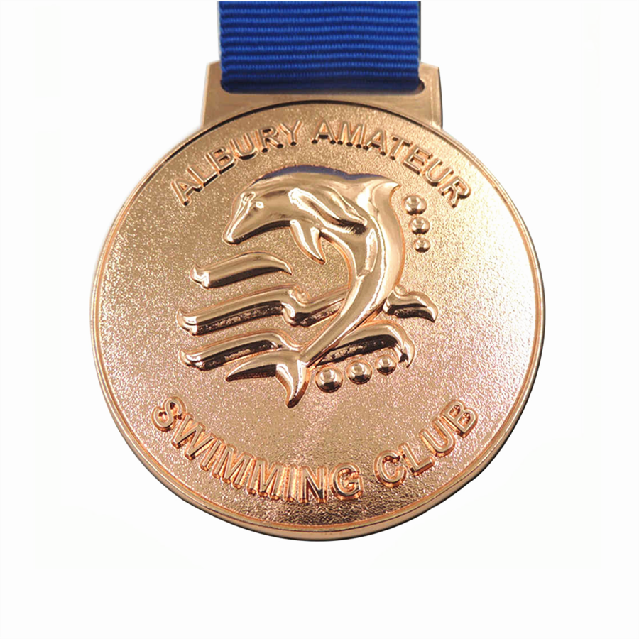 Personlig diecast kopparsportmedalj