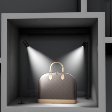 Rotatable LED Showcase Lamp: Highlighting Jewelry, Watches, and Desk Decorations