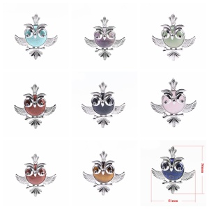 Lucky Owl of Night Collar colgante para mujer y The Night Guardians Suéter largo Cadena Owl Colgante Collar Lovely Animal Pendan