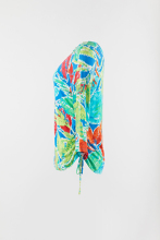 Ladies printed knitting pullover