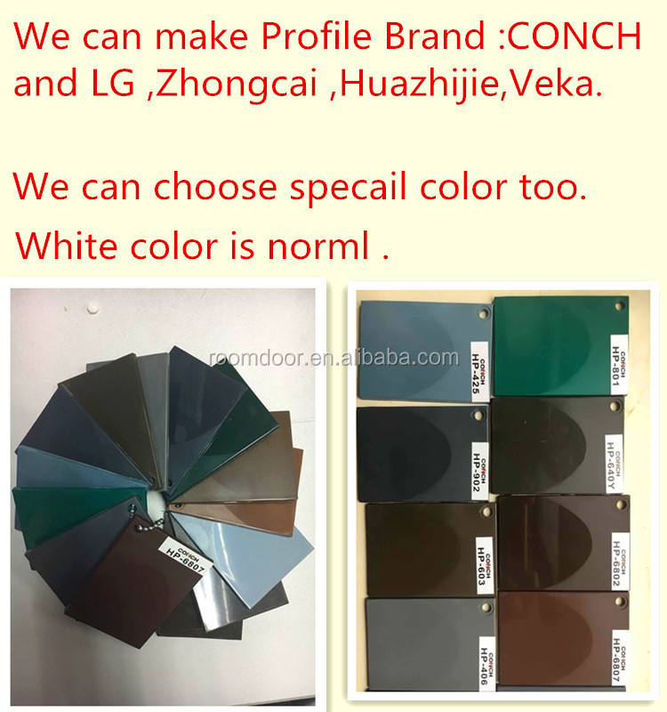 New Arrival Exterior Patio Customized Exterior Patio PVC Folding Door Vinyl Bifold Doors UPVC Doors