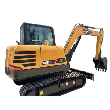 SANY SY55C 5.5TON Used Mini Excavator - Nice Quality Earth Moving Machine