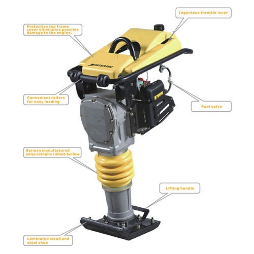 RM80建設機械振動タンピングランマーコンパクターと元のEH12