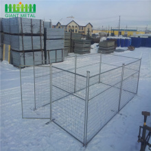 Yellow color mobile construction safety fence for Canada