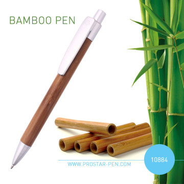 Eco hot selling promotional ballpoint bamboo pen