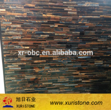 Luxury Semi Precious Tiger eyes slab price for villa decoration