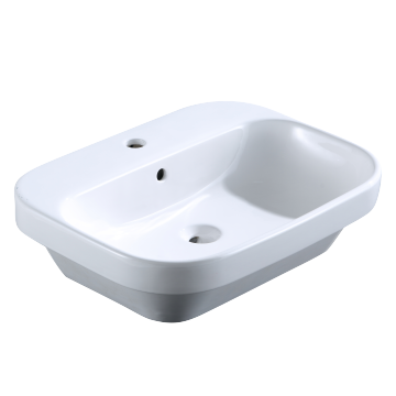 Ceramic Oval White Bathroom Vessel Sink