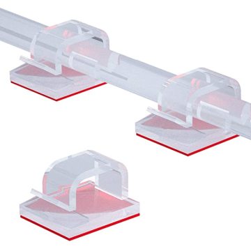 Cordon de gestion de câble Organiseur Clips Silicone Auto Adhésif