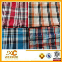 High quality large check fabric