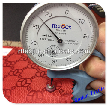 oxford PVC foam leather 0.70mm, oxford Jacquard fabric