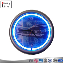 Light Up Wall Clock New No Box ELECTRIC / BATTERY