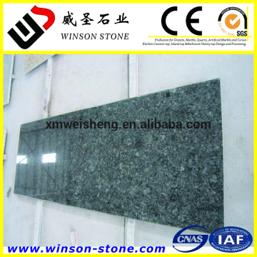 hot selling blue pearl kitchen cabinets with precut granite countertops