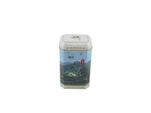 octagon tea tin, octagonal tea container, octagonal can