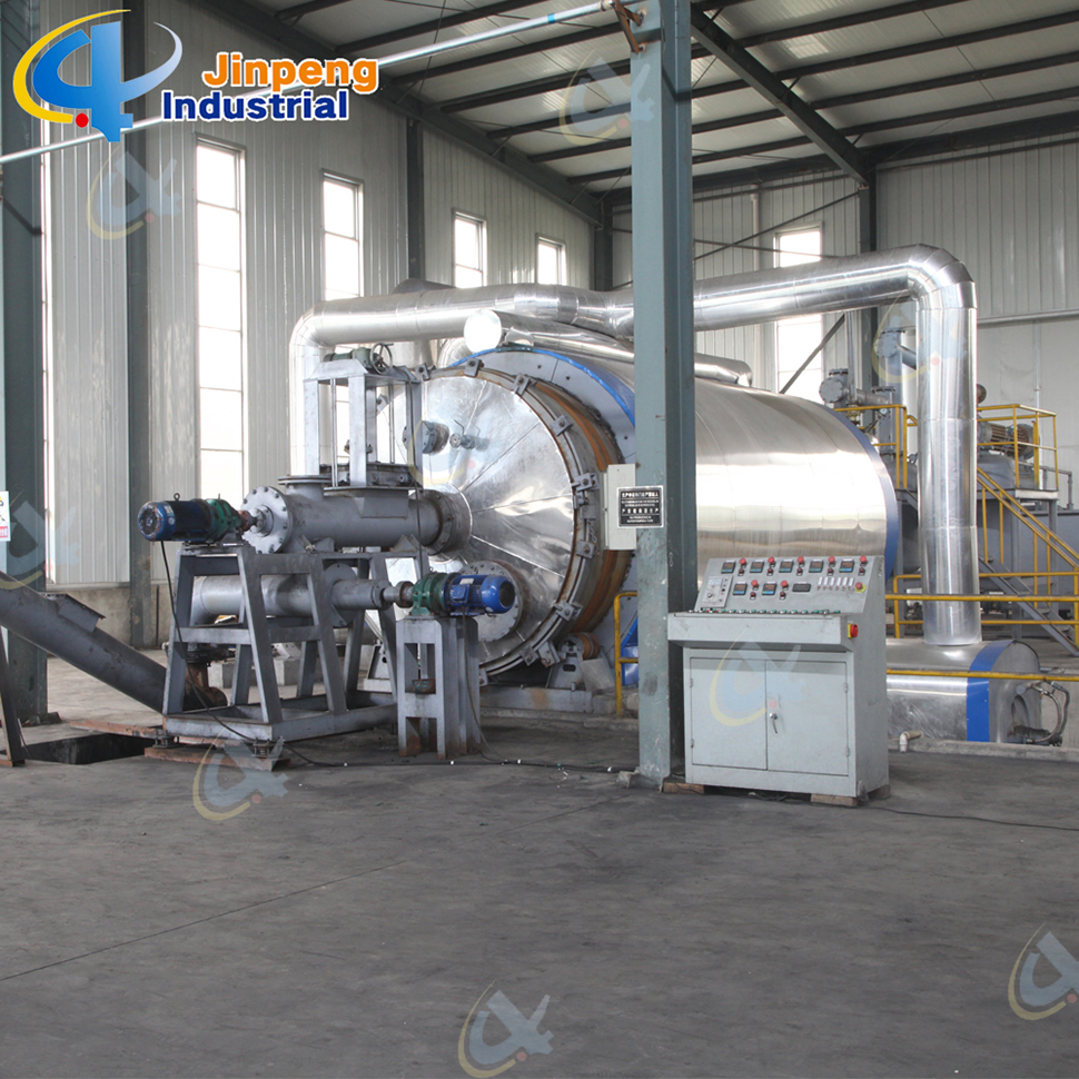 Carbon Black Incinerator Waste Plastic Pyrolysis Machine