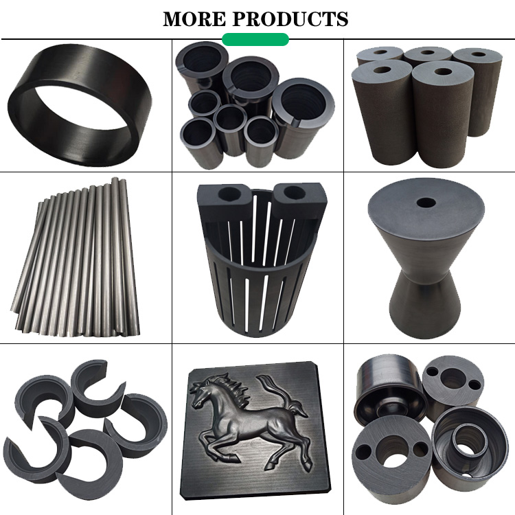 High pure customized mold nuts manufacture graphite bolt