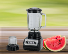 Multifunction smoothie blender with glass jar