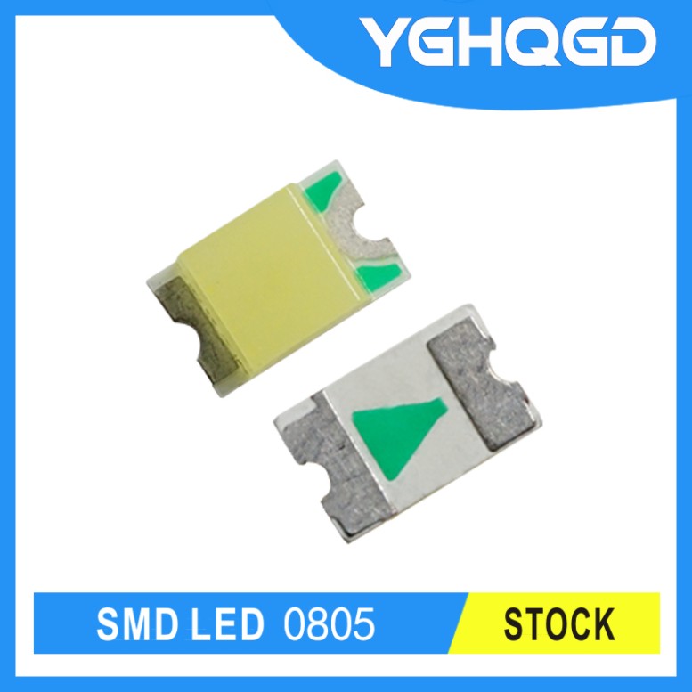 SMD LED -maten 0805 geel