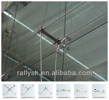 Curtain wall stainless steel spider fitting
