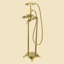 Classical Style Floor-Mounted Bathtub Tap /Golden