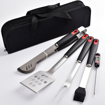 Stainless Steel New 6 piece BBQ Tools set