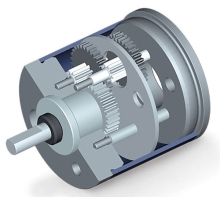 planetary spur gearbox with right angle