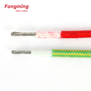 10.0mm2 16.0mm2 25.0mm2 Silicone Fiberglass Braided Wire