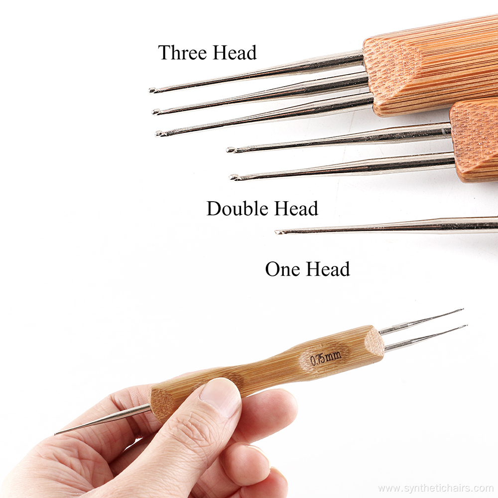 Double Ended Handmade Micro Crochet Hook for Hair