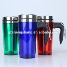 double walled stainless steel carabiner mug