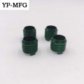 Kilang CNC Lathe Machined Green Aluminium Anodized Parts.