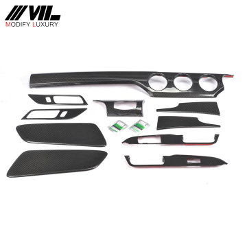 Carbon Fiber Dash Trim Kits for Ford 2015-2016 LHD - 10pcs/set