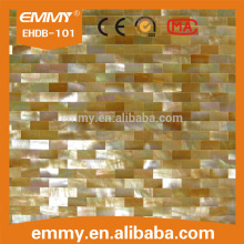 wholesale golden shell mosaic river shell for hall/bar/furniture wall tile