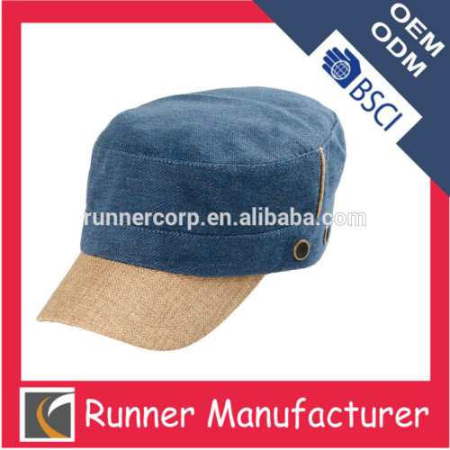 Different colors to choose flat top army cap