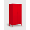 Rote Metall-Standschränke zum Verkauf