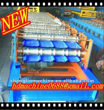 Double Layer tile panel roller Machine for roof & wall