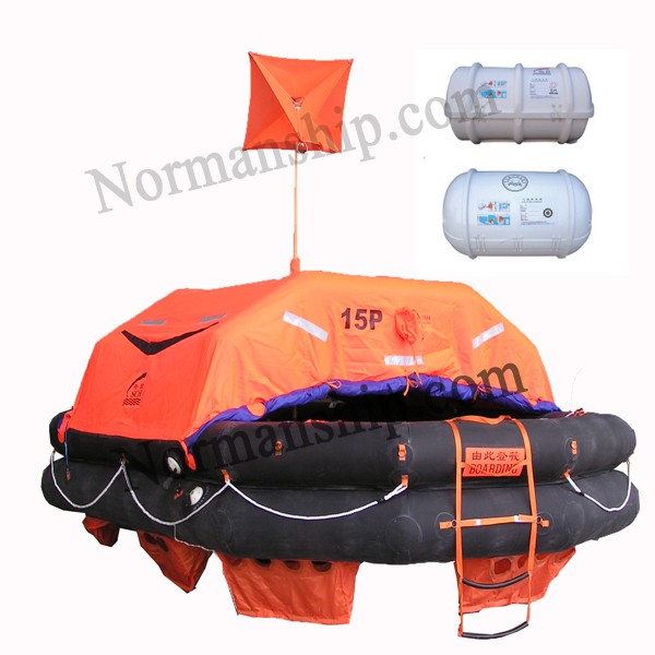 Solas 12 person throwing inflatable liferaft Type A with cheap price CCS/EC/GL/ZY