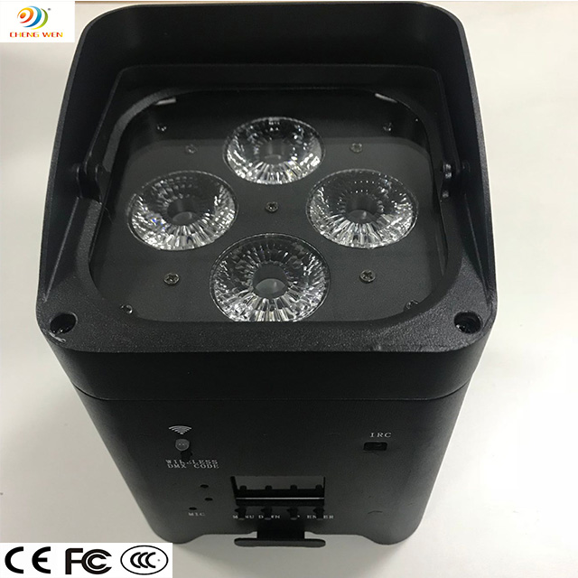 Par Light Wireless LED Waterproof 4x18w Light
