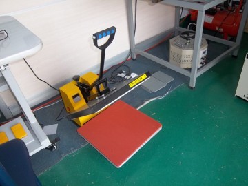 manual press thermal for leather printing machine