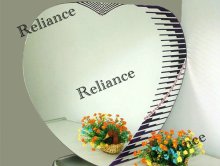 4mm silvered bathroom mirror