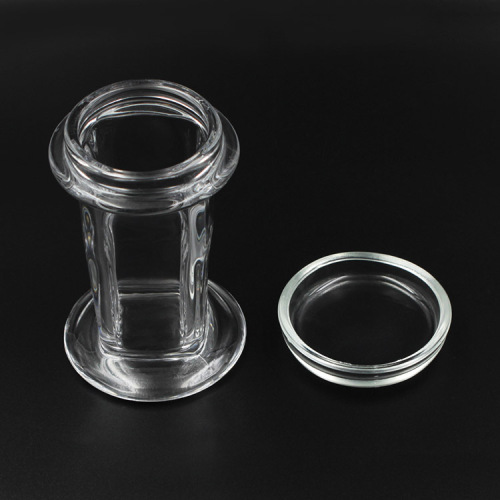 Tarro de tinción de portaobjetos de vidrio para microscopio