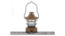 Vintage Style LED Camping Hanging Light