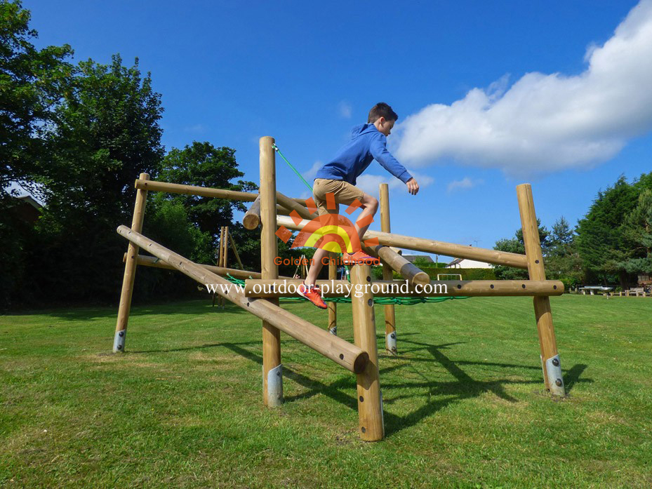 outdoor climbing children's playground for school