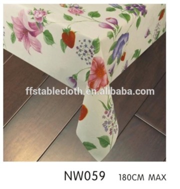 printed pvc table cloth basic check 0.02mm