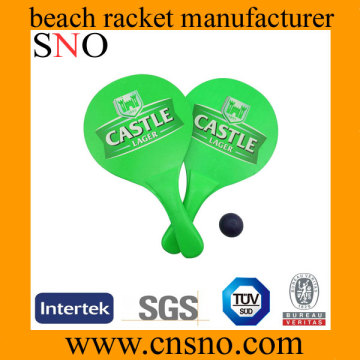 wooden beach racket/beach ball/cartoon beach racket