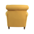 Leisure Single Sea Fabric Sofa Restaturant Chairs