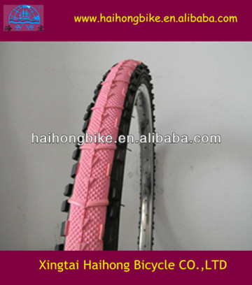 Xingtai factory supply color tyre/folding bicycle tyre/city bike tyre