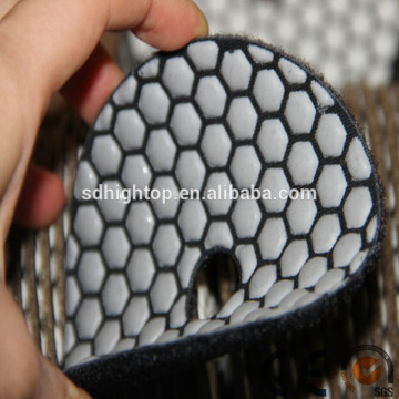 dry flexible diamond polishing pads for glass concrete polishing