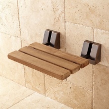 Teak Shower Bench - Wall Mounted Teak Shower Seat