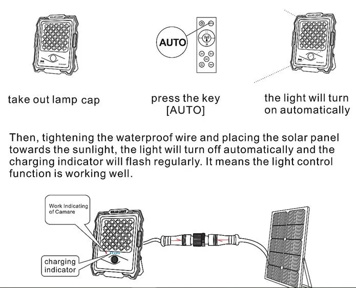 Wholesale Outdoor Solar Powered Flood Light 100W 200W 300W 400W 600W with WiFi Motion Sensor Camera