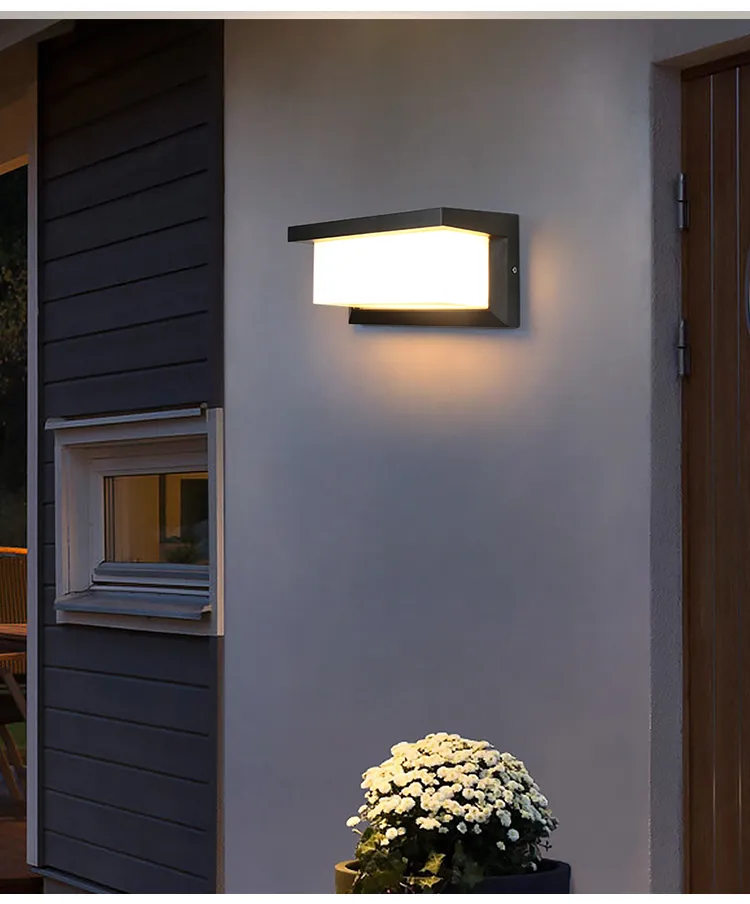 24W Waterproof Outdoor Wall Light for Elegant Gardens